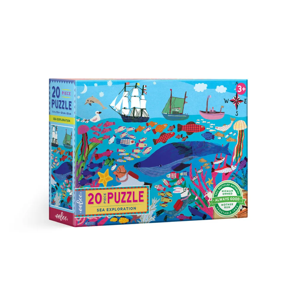 20 Piece Sea Exploration Puzzle by Eeboo