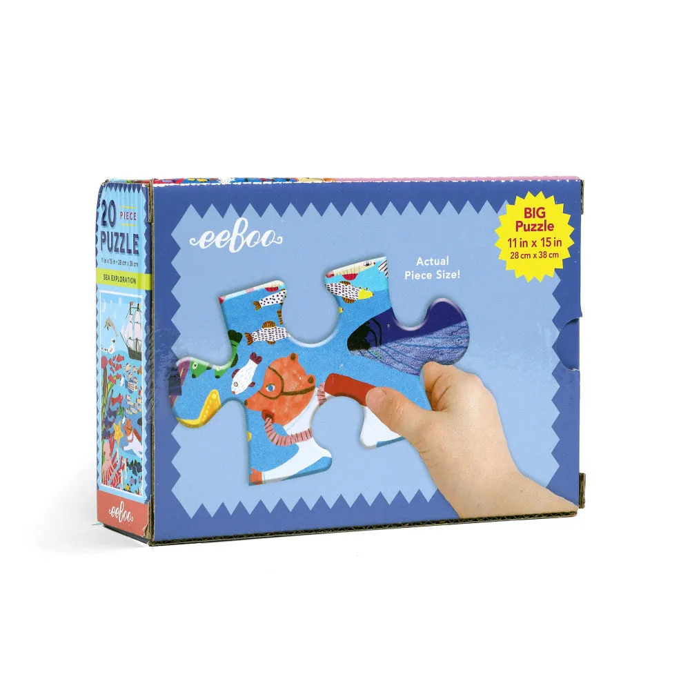 20 Piece Sea Exploration Puzzle by Eeboo