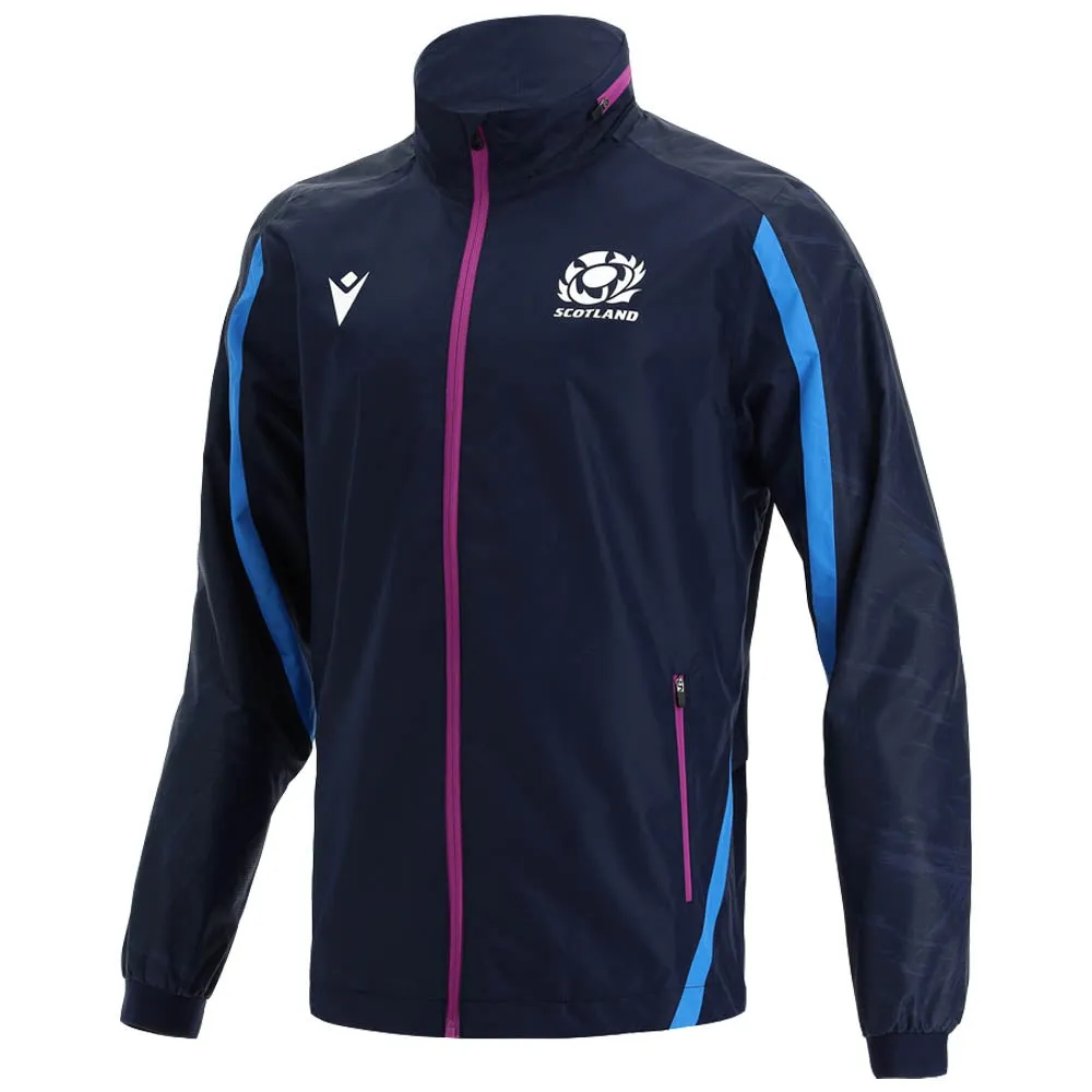 2021-2022 Scotland Full Zip Waterproof Jacket (with Mesh) Navy