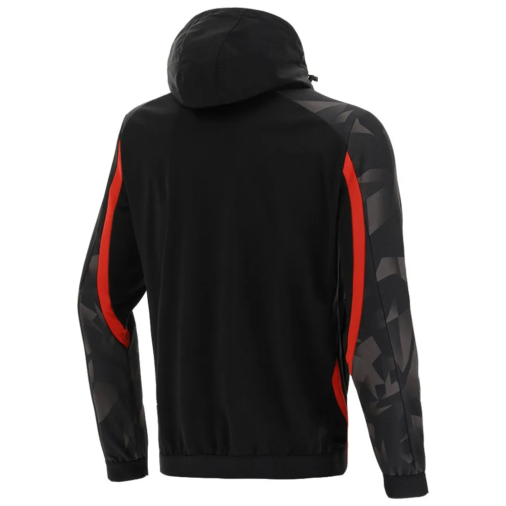 2021-2022 Wales Polydiagonal Hooded Anthem Jacket (Black)