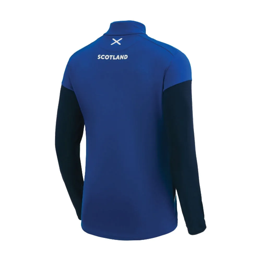 2022-2023 Scotland Travel Quarter Zip Softshell Top (Royal)