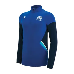 2022-2023 Scotland Travel Quarter Zip Softshell Top (Royal)