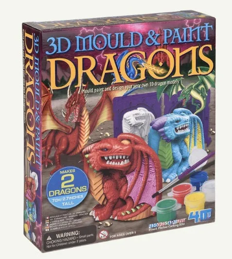 3D Mould & Paint Dragon Kit