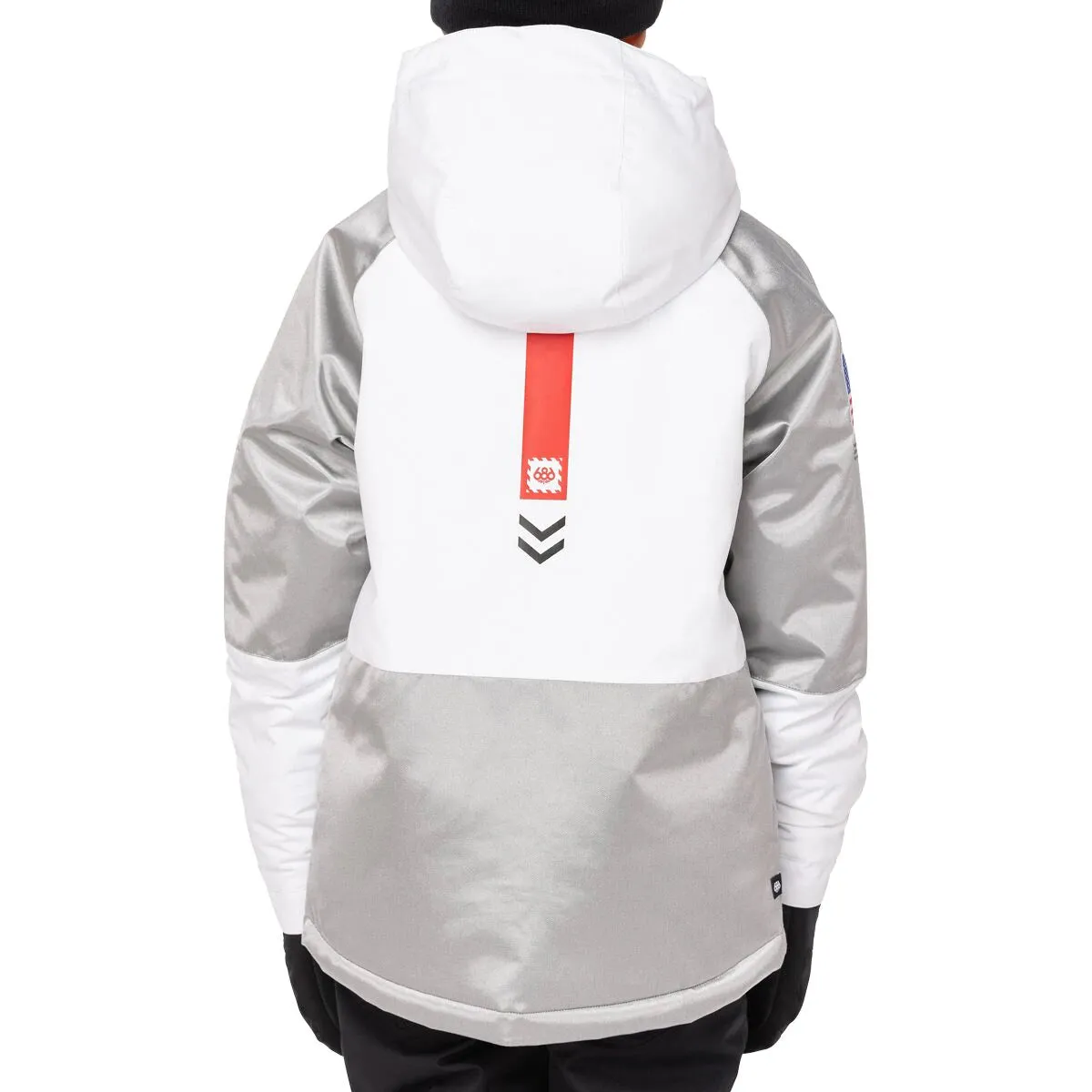 686 Exploration Insulated Jacket Boys White