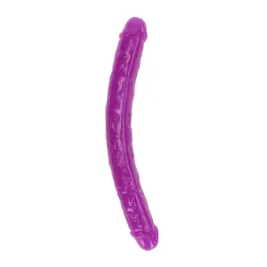 A Double Dildo - Neon Purple - 15"