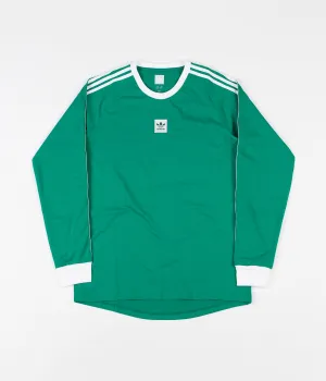 Adidas Cali BB Long Sleeve T-Shirt - Bold Green / White