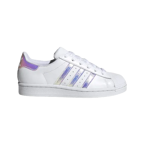 Adidas Superstar J Gs-Girls Originals Shoes White/Silver Fv3139