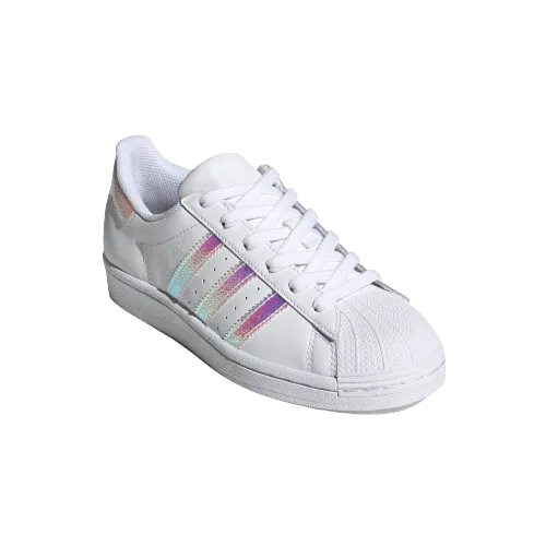 Adidas Superstar J Gs-Girls Originals Shoes White/Silver Fv3139