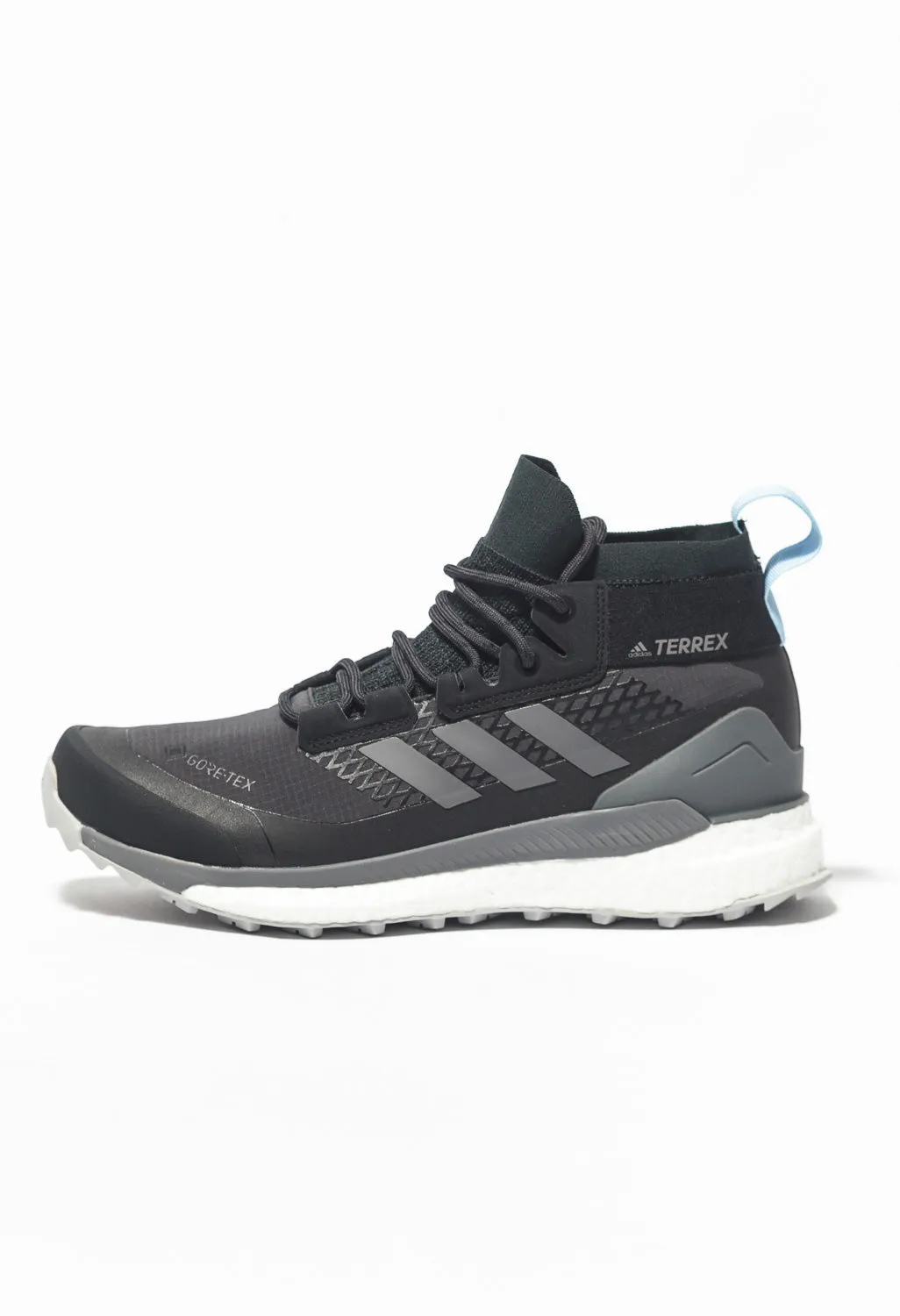 adidas Terrex Free Hiker GORE-TEX Women's Boots - Carbon/Grey Four/Glow Blue