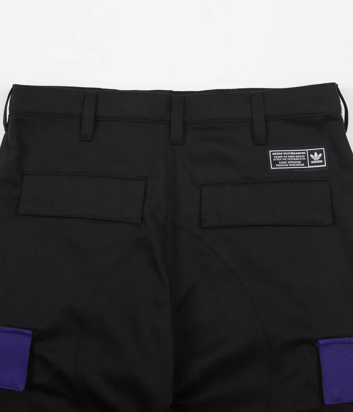 Adidas x Hardies Track Pants - Black / Collegiate Purple