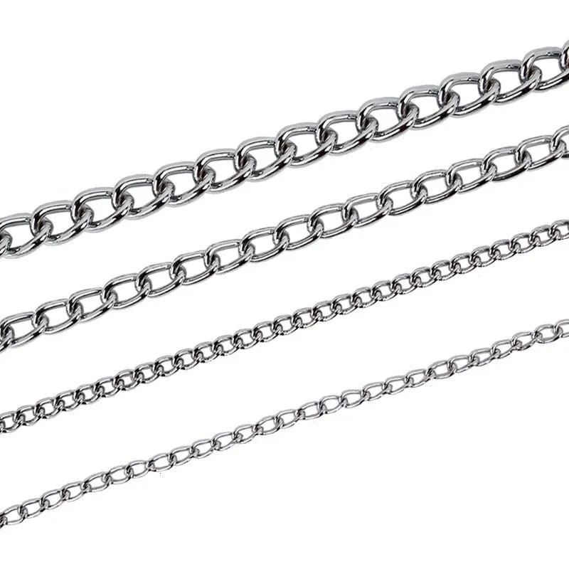 Adjustable Stainless Steel Dog Chain Collar - Available in 4 Sizes!