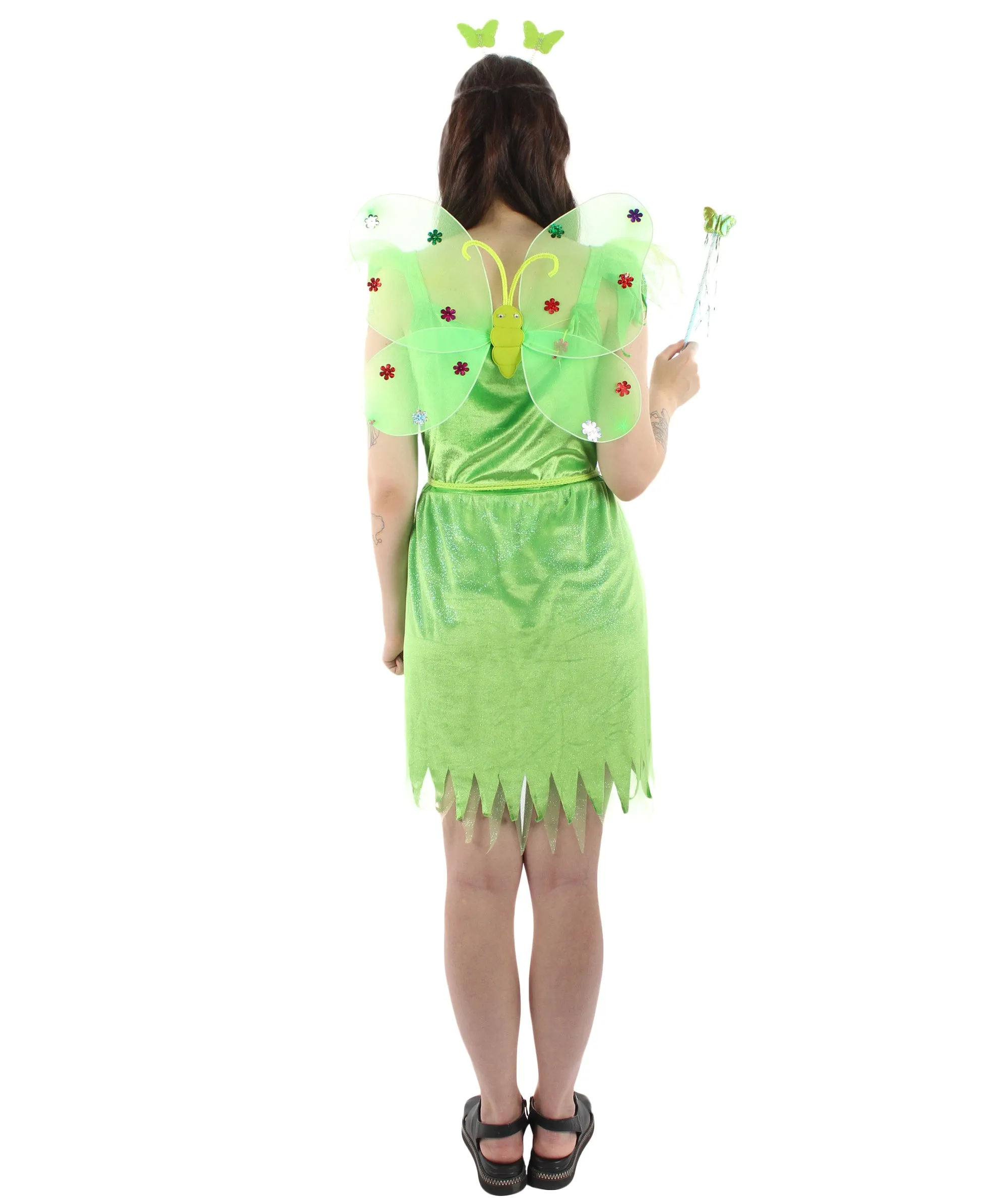 Adult Women's Animated Movie Fairy Costume | Perfect for Cosplay | Synthetic Material