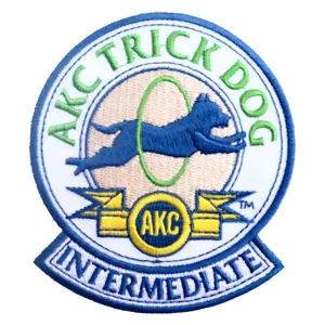 AKC Trick Dog Intermediate Patch (shipping included) 3.5"