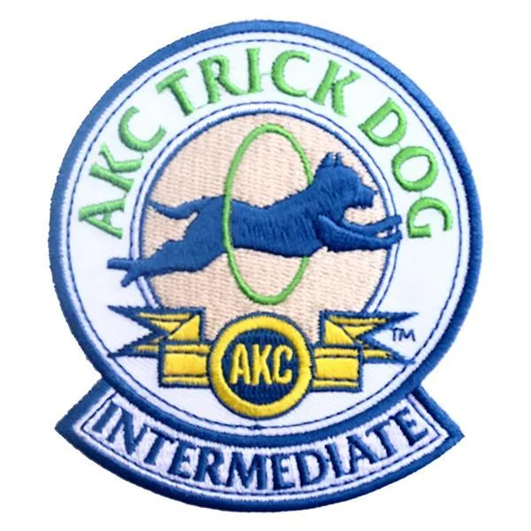 AKC Trick Dog Intermediate Patch (shipping included) 3.5"