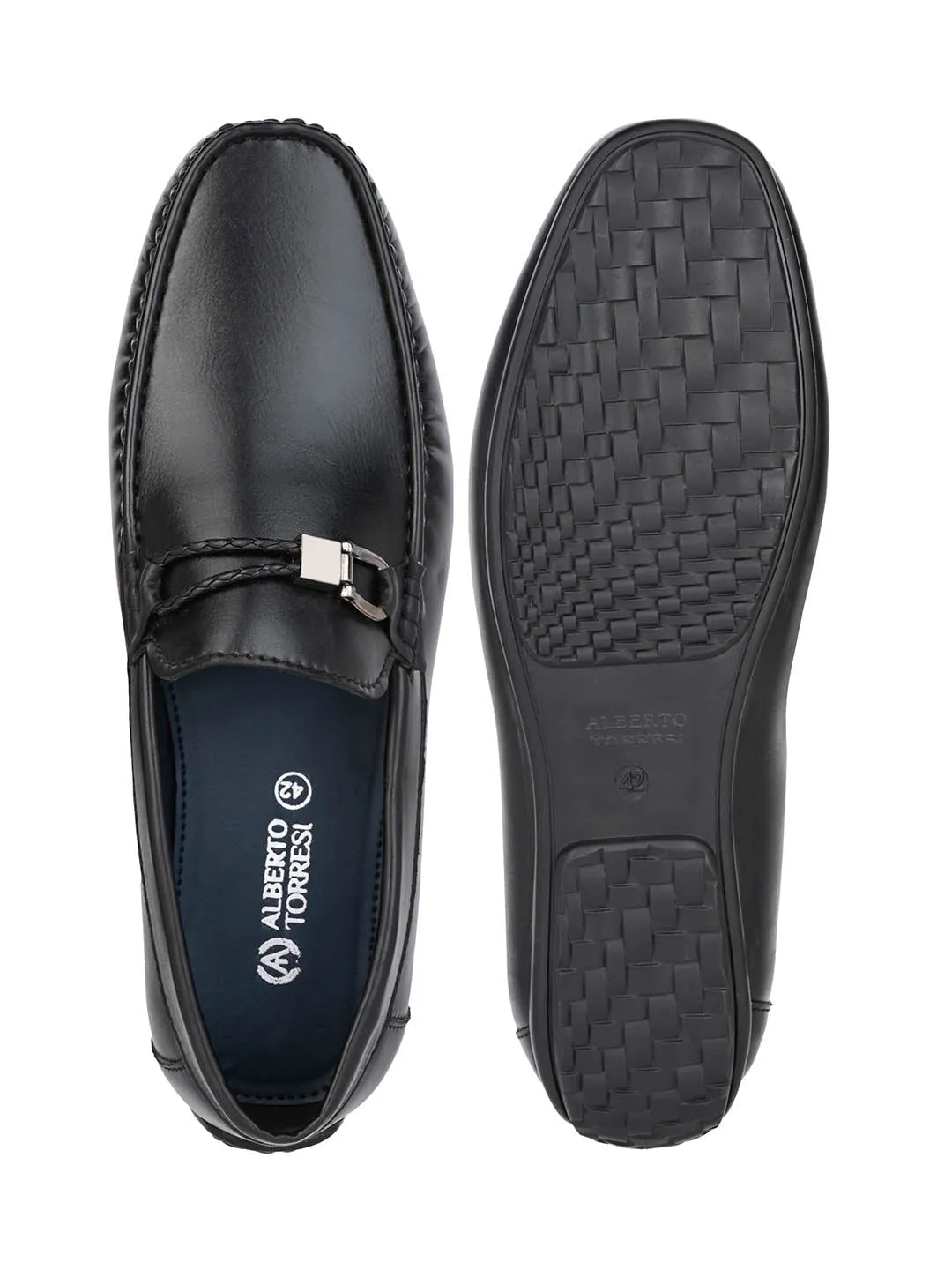 Alberto torresi Loafer Slip On With Metal Accent