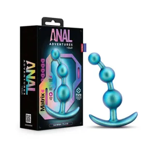 Anal Adventures Matrix Gamma Plug Neptune Teal | Intense Pleasure & Comfort