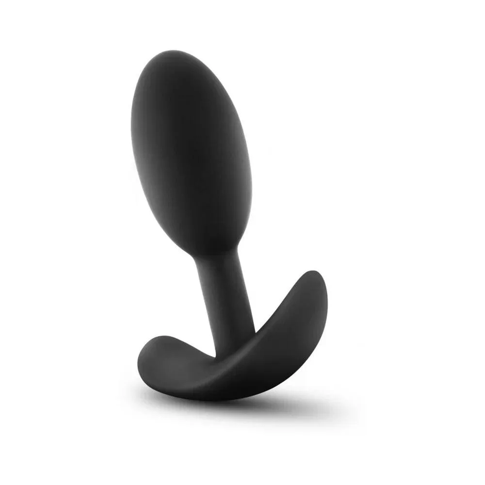 Anal Adventures Platinum Silicone Vibra Slim Butt Plug