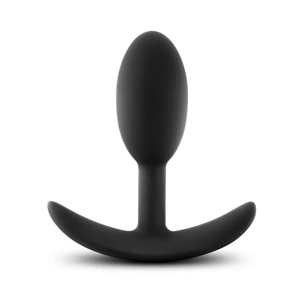 Anal Adventures Platinum Silicone Vibra Slim Butt Plug