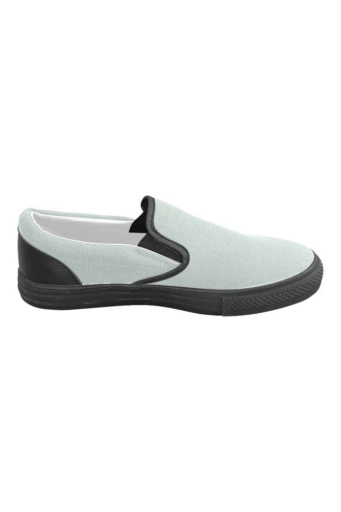 Arctic Ice Men's Slip-on Canvas Shoes (Model 019)