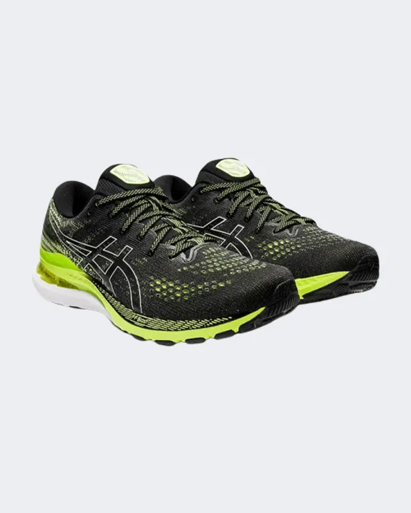 Asics Gel-Kayano 28 Men Running Shoes Black/Hazard Green