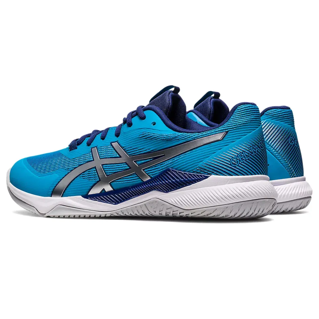 ASICS Gel Tactic (Blue/Silver) Men Badminton Shoes