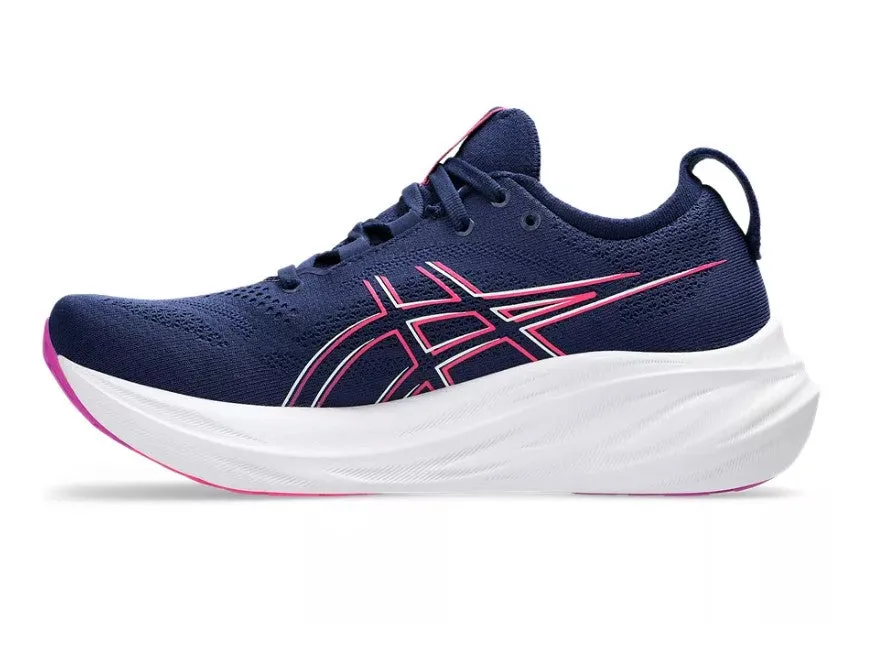 Asics Womens Trainer Gel-Nimbus 26 Blue Expanse/Bold Magenta