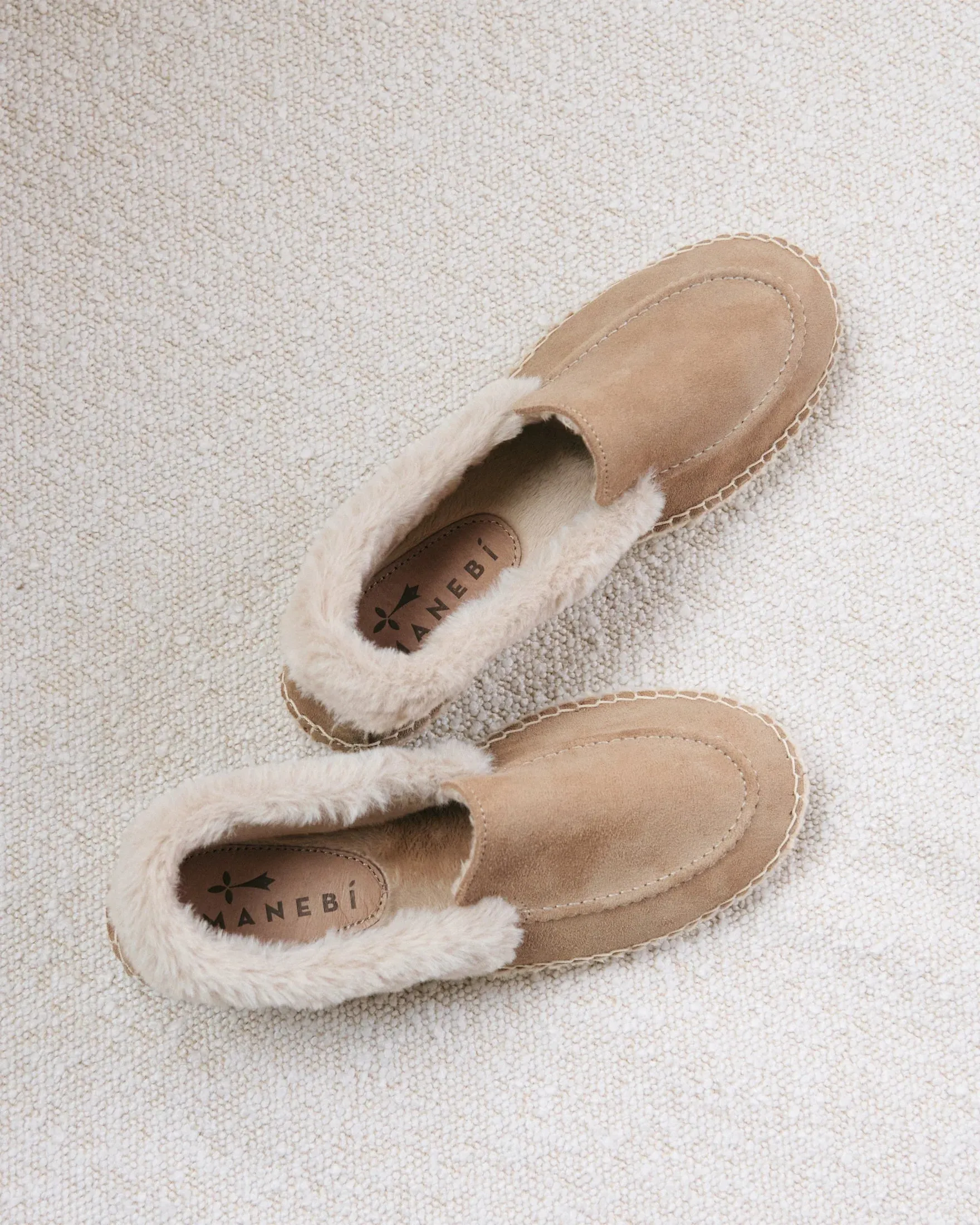 Aspen Loafers Suede Espadrilles Vintage Taupe