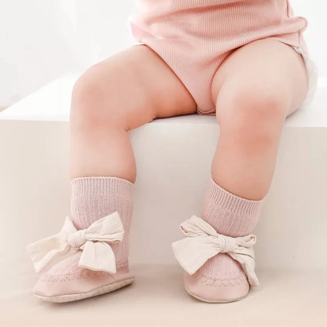 Baby Bow Sock Shoes