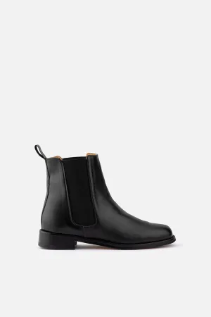 Balmoral twin gusset boot Black Night