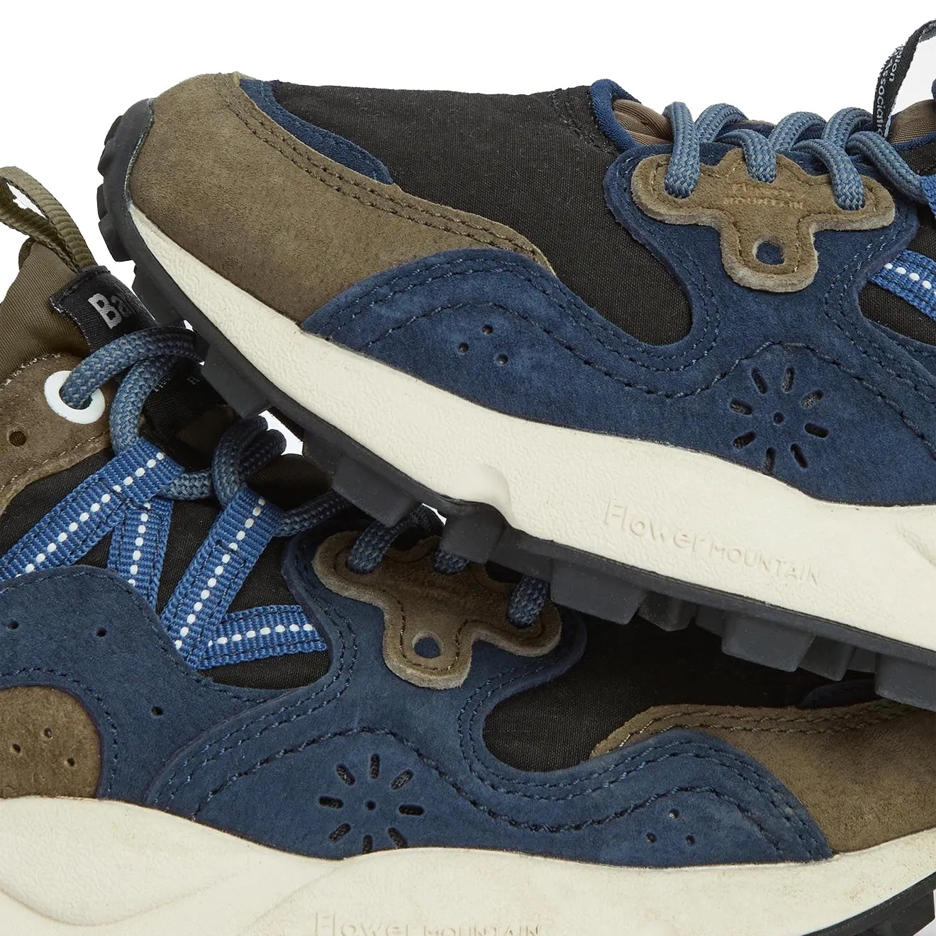 Barbour x Flower Mountain Yamano 3 Trainer Navy / Olive