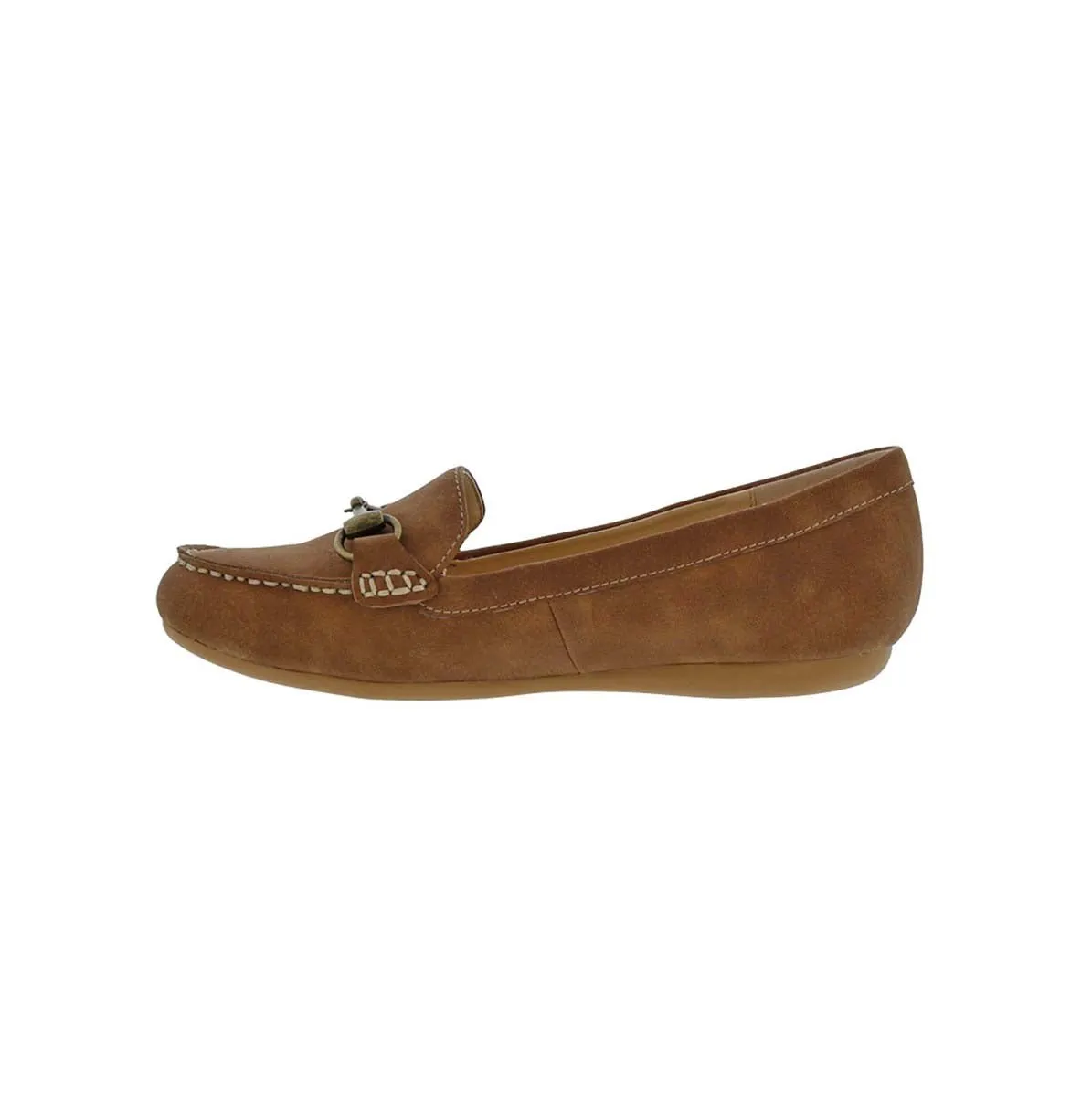 Bellini Salty Women Loafer Slip-on Shoes In Tan Faux Nubuck