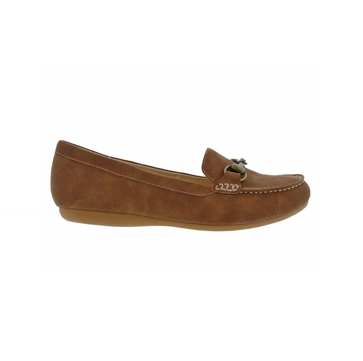 Bellini Salty Women Loafer Slip-on Shoes In Tan Faux Nubuck