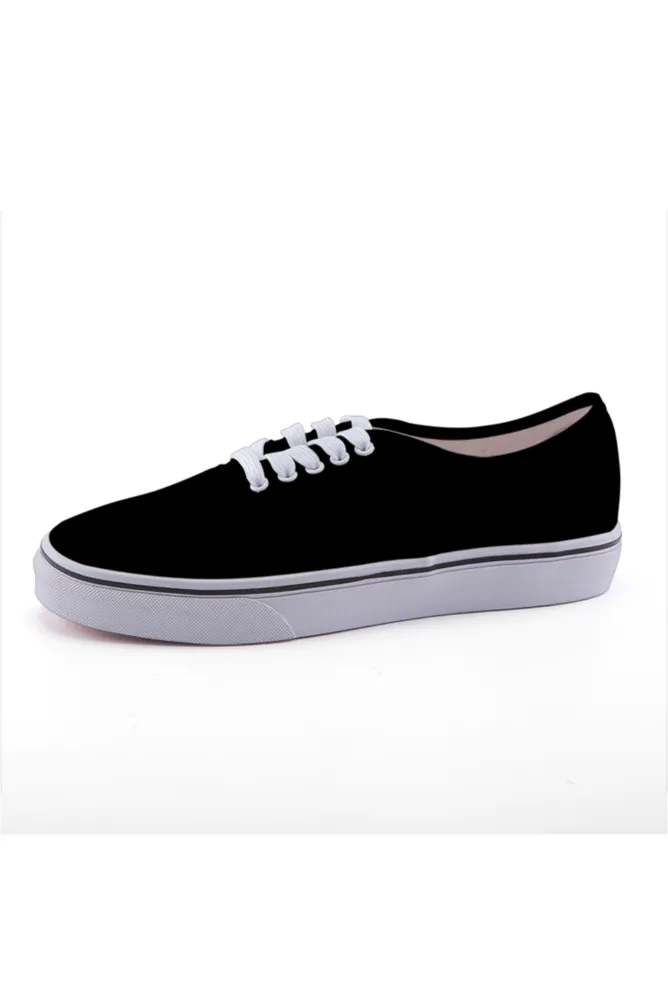 Black Low-top Canvas Shoes