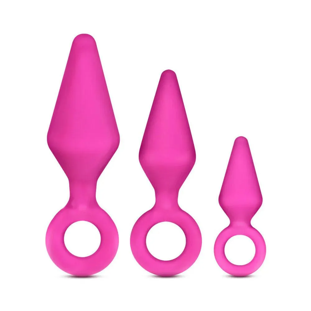 Blush Luxe Candy Rimmer 3-Piece Silicone Anal Plug Kit