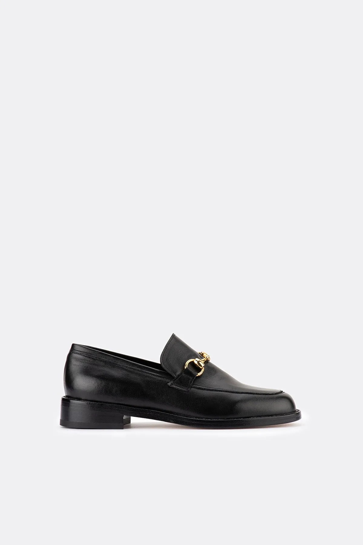 Brighton gold trim loafer