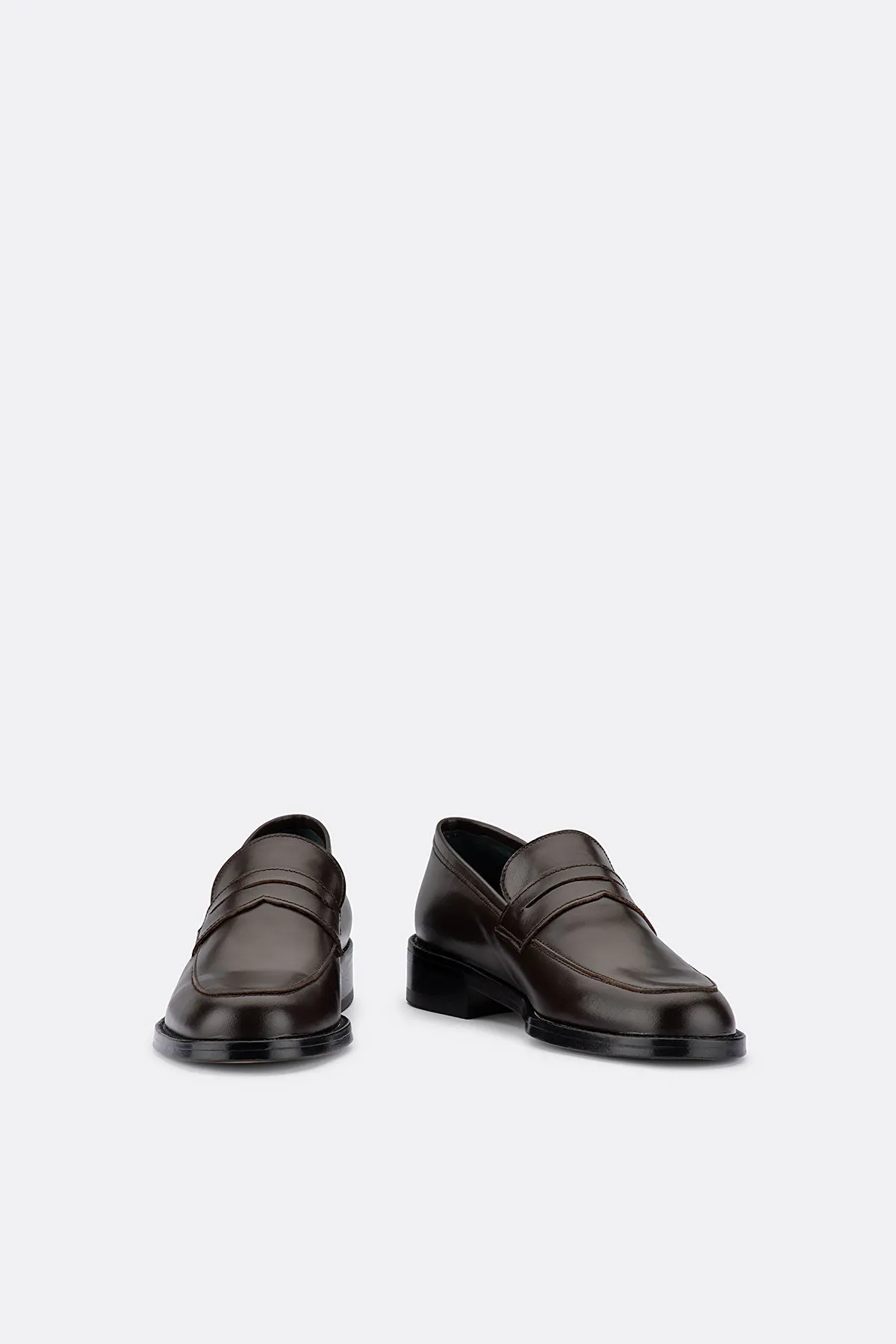 Brighton penny loafer chocolate