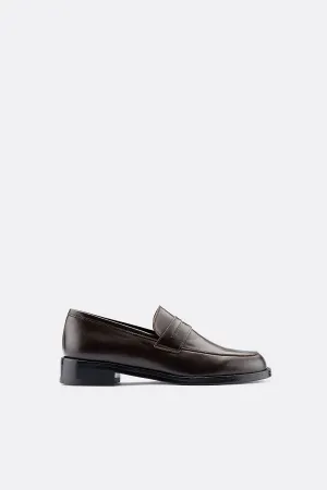 Brighton penny loafer chocolate