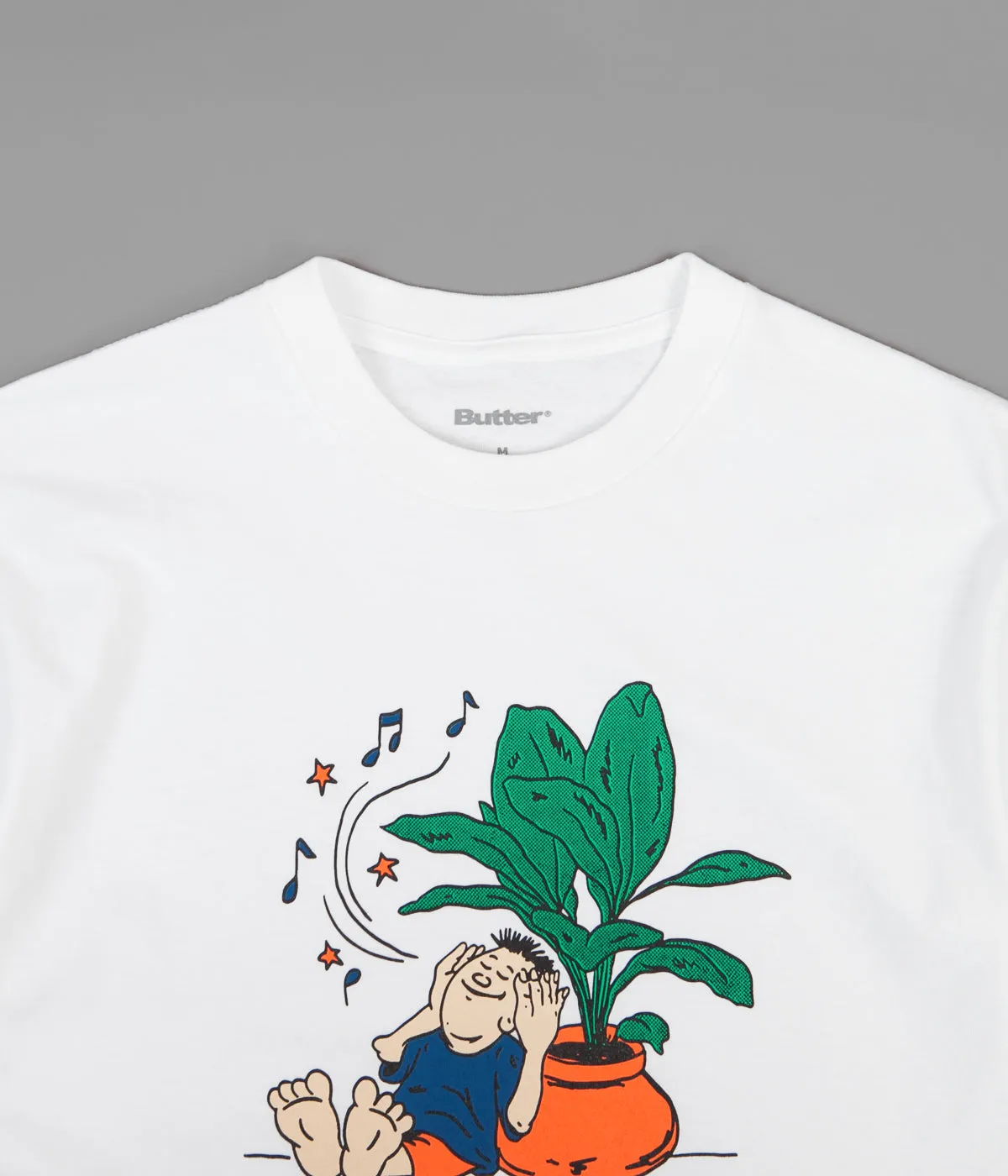 Butter Goods Music For Plants T-Shirt - White