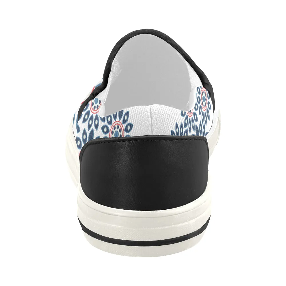 Buy Women's Mandala Print Canvas Slip-on Shoes at TFS