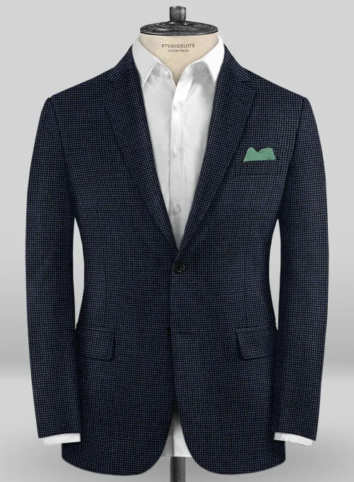 Caccioppoli Fresco Wool Blue Dimati Jacket