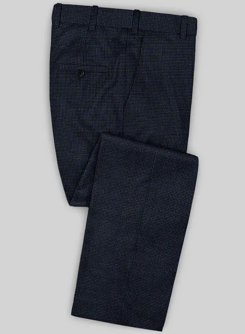 Caccioppoli Fresco Wool Blue Dimati Pants