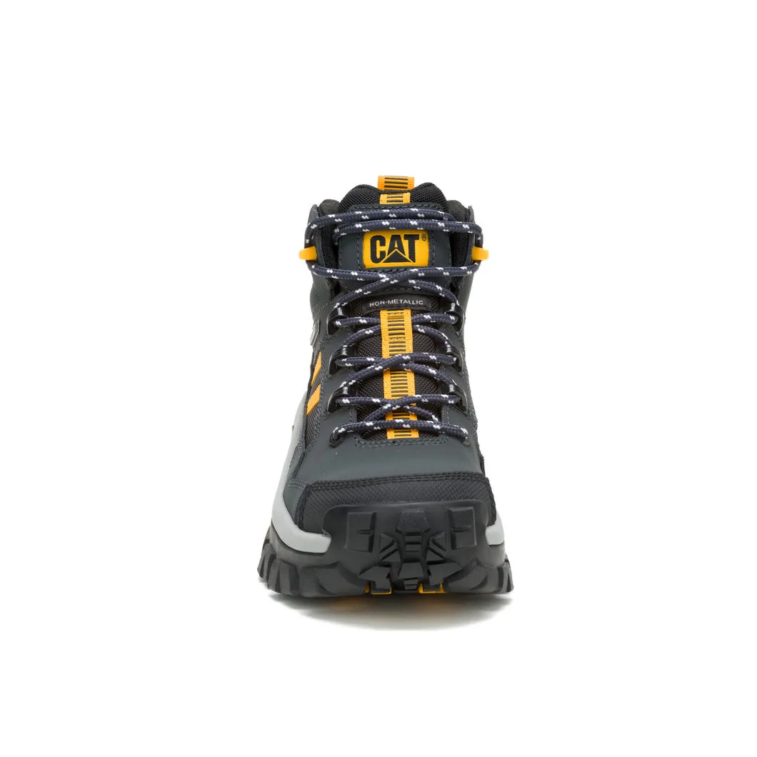 Caterpillar INVADER ASTM F2413-18 NM CT P91757 Dark Shadows Mid Vent Waterproof Composite Toe Work Boot