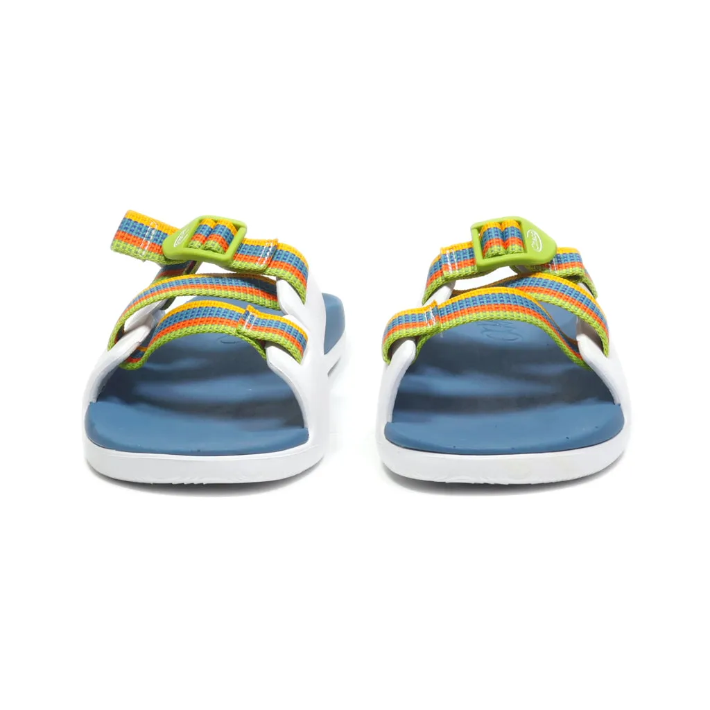 Chaco Slip-On Shoes Fabric Green Colour For Kids