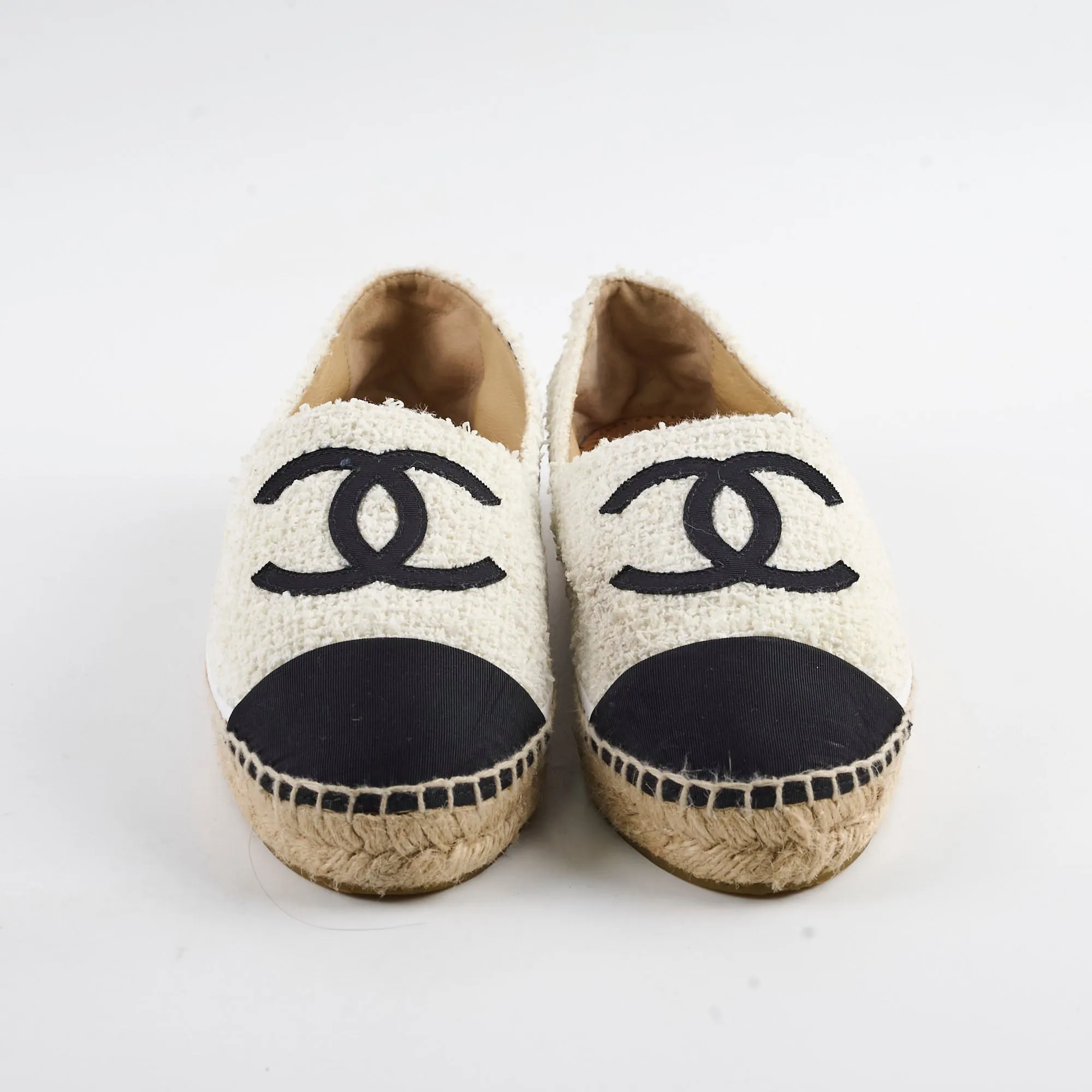 Chanel Espadrilles White Size 40