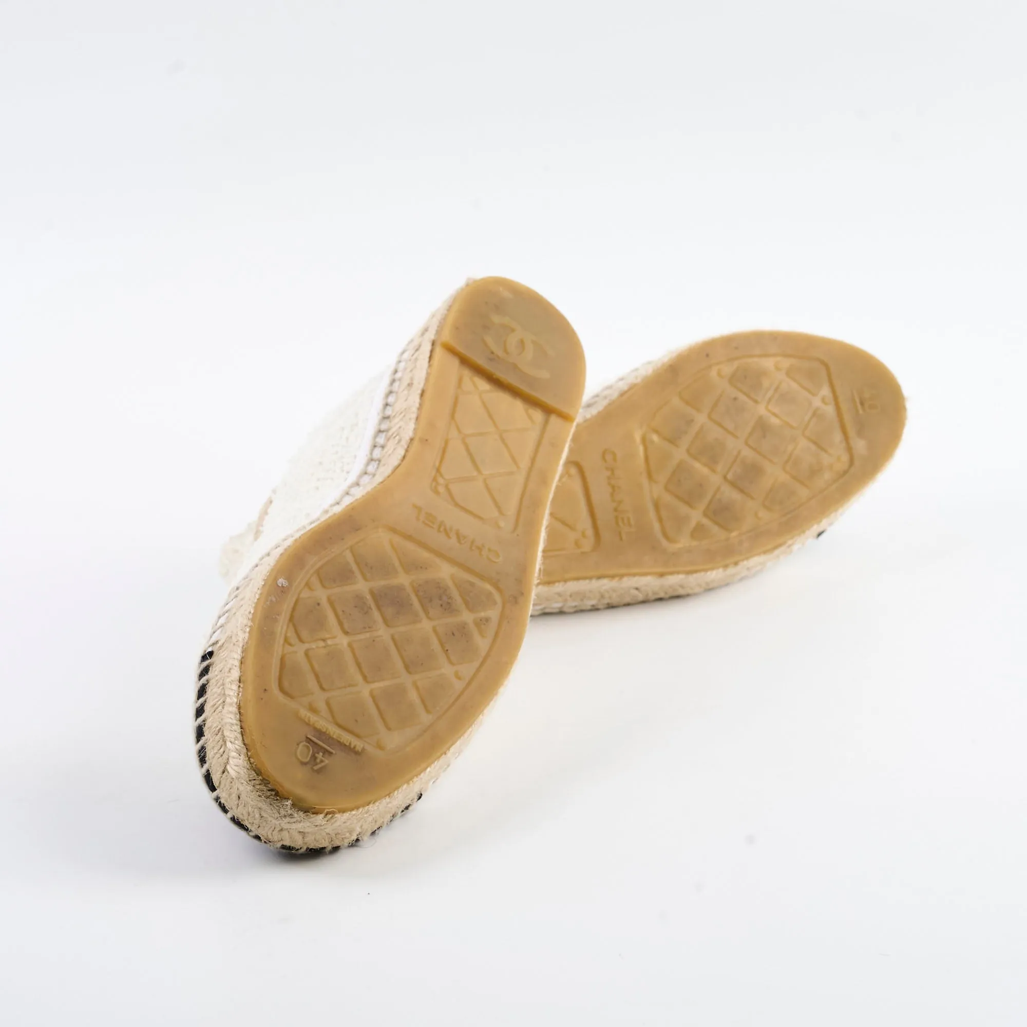 Chanel Espadrilles White Size 40