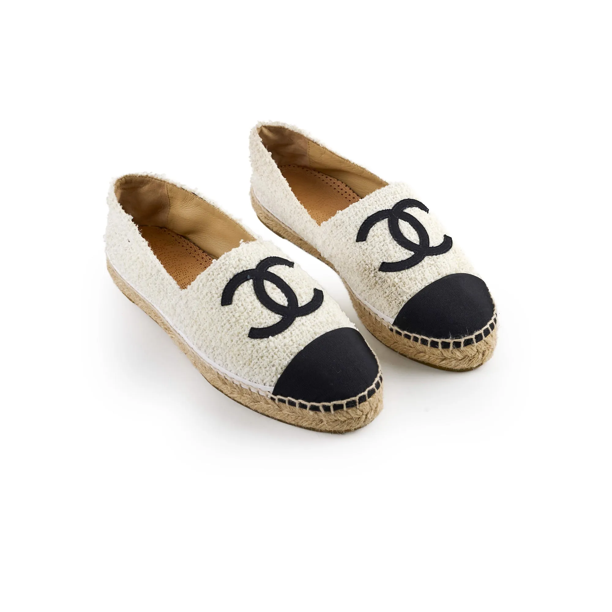 Chanel Espadrilles White Size 40