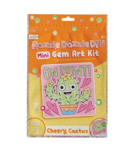 Cheery Cactus Razzle Dazzle DIY Mini Gem Art Kit