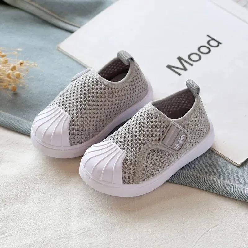 Children's Casual Shoes - Soft Knitted Fabric Sneakers - TSS308