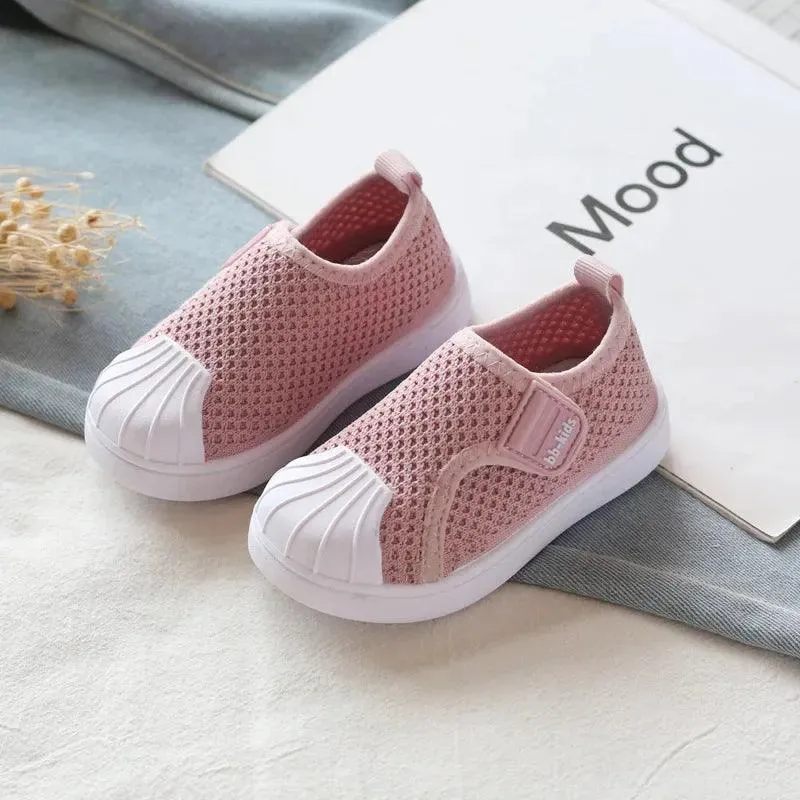 Children's Casual Shoes - Soft Knitted Fabric Sneakers - TSS308