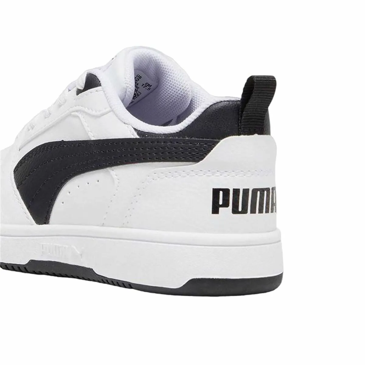 Children’s Casual Trainers Puma Rebound V6 Lo A White Black